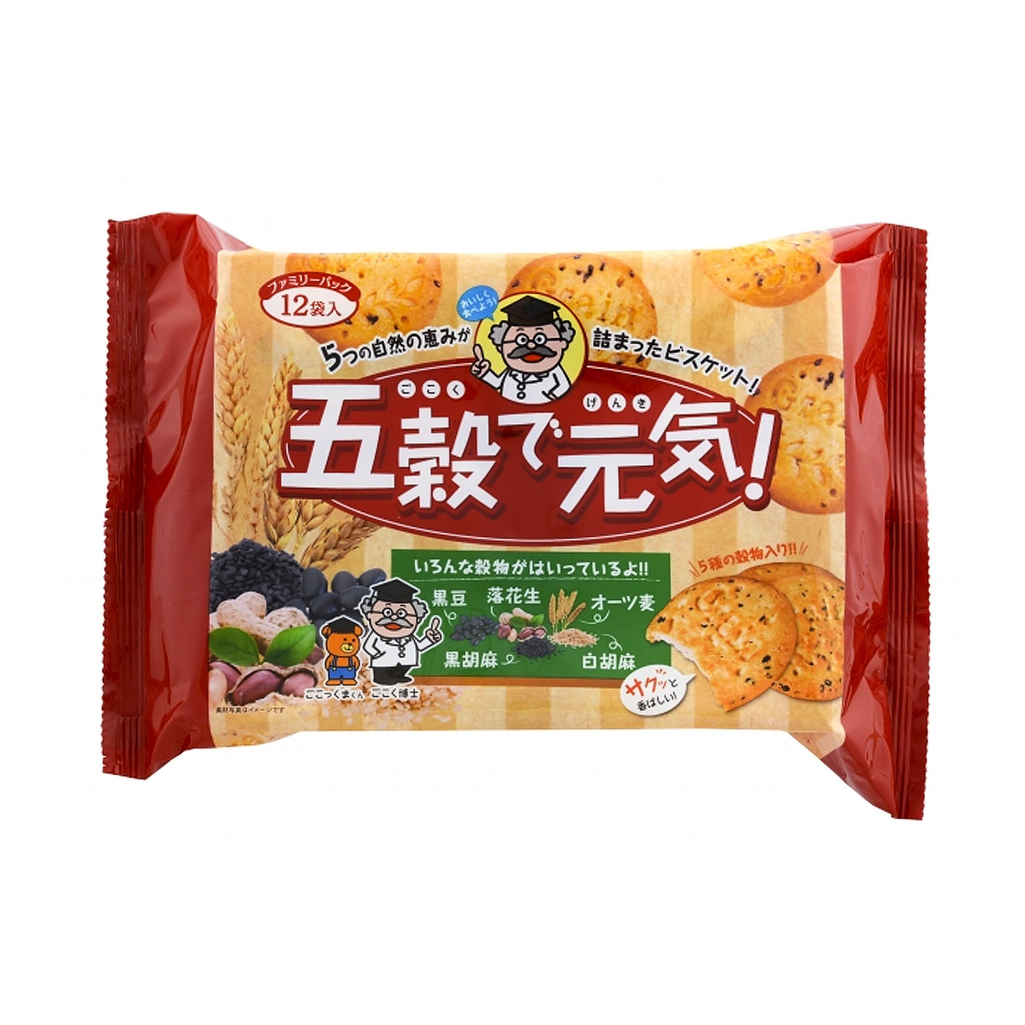 Kimura Gokoku de Genki Five Grains Biscuit